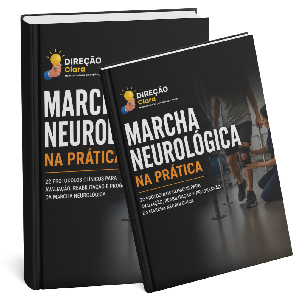 Mockup do material Marcha Neurológica na Prática